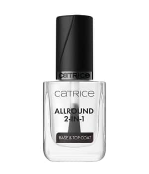 CATRICE Allround 2-in-1 Base & Top Coat Nagelunter- und Nagelüberlack Weiß