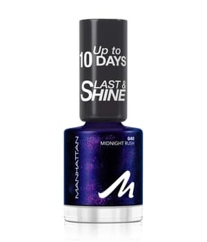 Manhattan Last & Shine Nail Polish Nagellack Schwarz