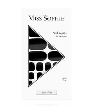 Miss Sophie Black Velvet Pedicure Nagelfolie Schwarz