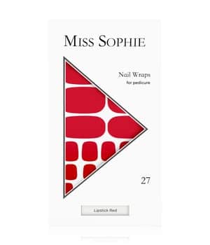 Miss Sophie Lipstick Red Pedicure Nagelfolie Rot