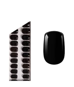 Miss Sophie Press On Nails Black Velvet Press On Nails Short Square Kunstnägel
