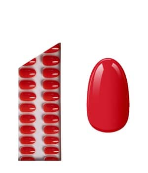 Miss Sophie Press On Nails Lipstick Red Press On Nails Short Round Kunstnägel