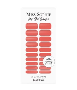 Miss Sophie UV Gel Wraps Coral Crush Nagelfolie Orange