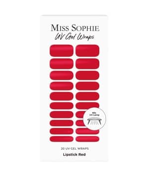 Miss Sophie UV Gel Wraps Lipstick Red Nagelfolie Rot