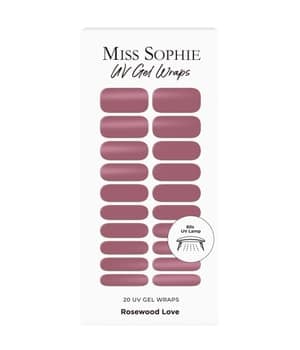 Miss Sophie UV Gel Wraps Rosewood Love Nagelfolie Hellbraun