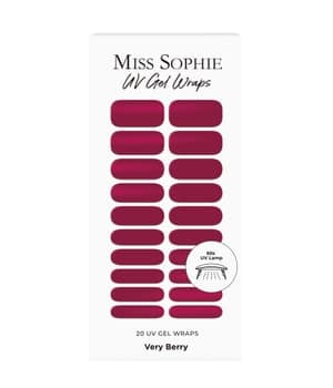 Miss Sophie UV Gel Wraps Very Berry Nagelfolie Dunkelrot