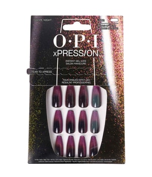 OPI xPRESS/ON Swipe Night Kunstnägel Dunkelrot