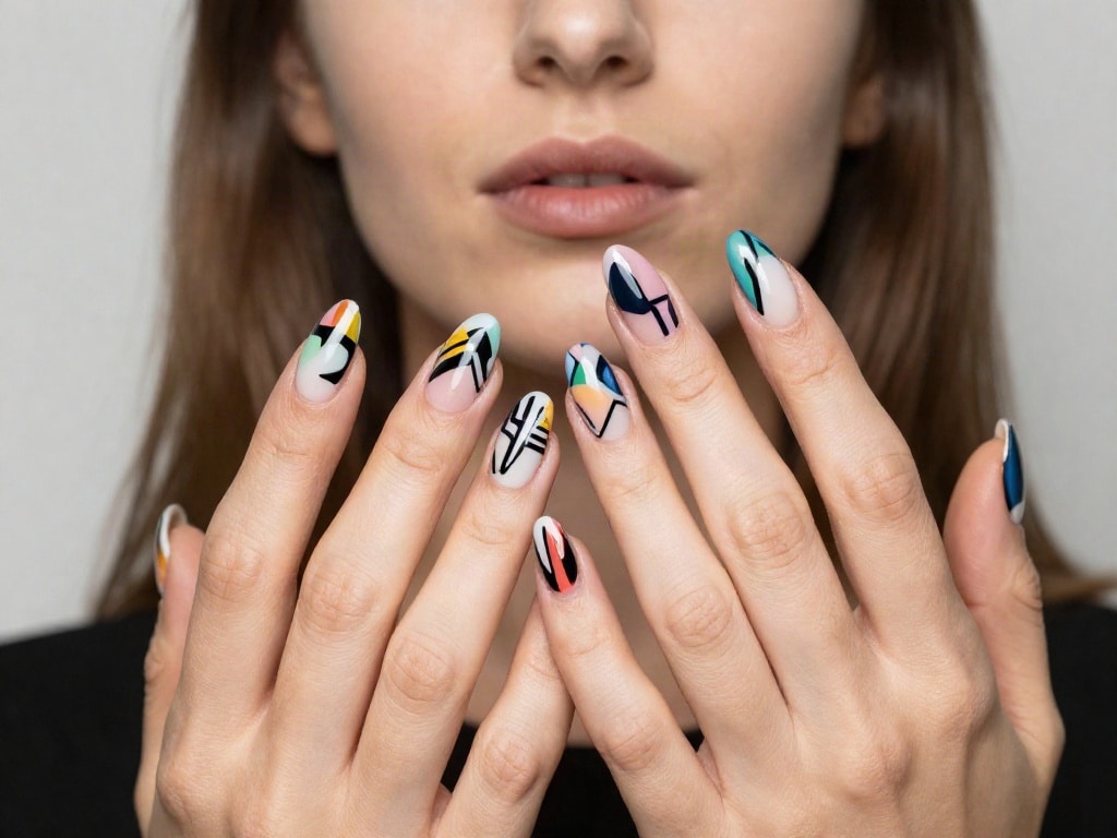 Nageldesign abstrakt
