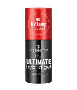 essence the ULTIMATE hybrid gel top coat Nagelüberlack Weiß