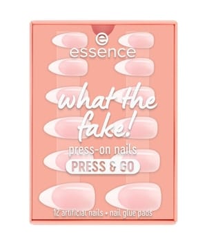 essence what the fake! press-on nails PRESS & GO Kunstnägel Creme