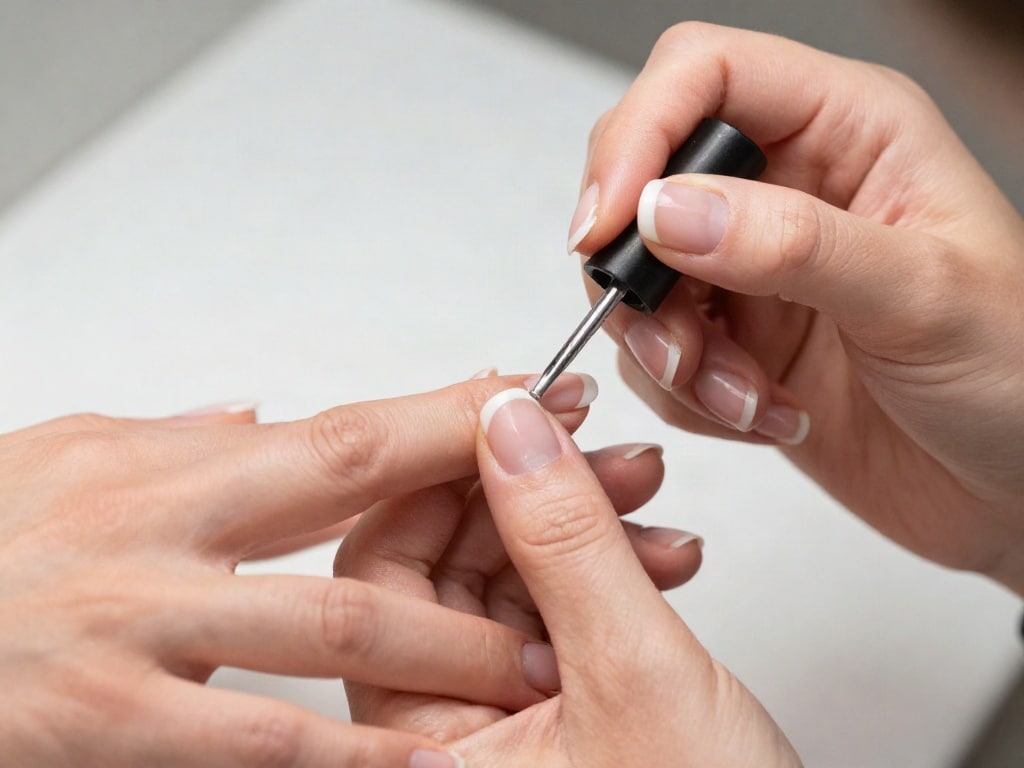 French Nails Schablone