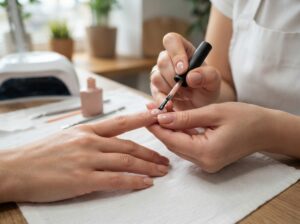 Gel Nagellack auftragen