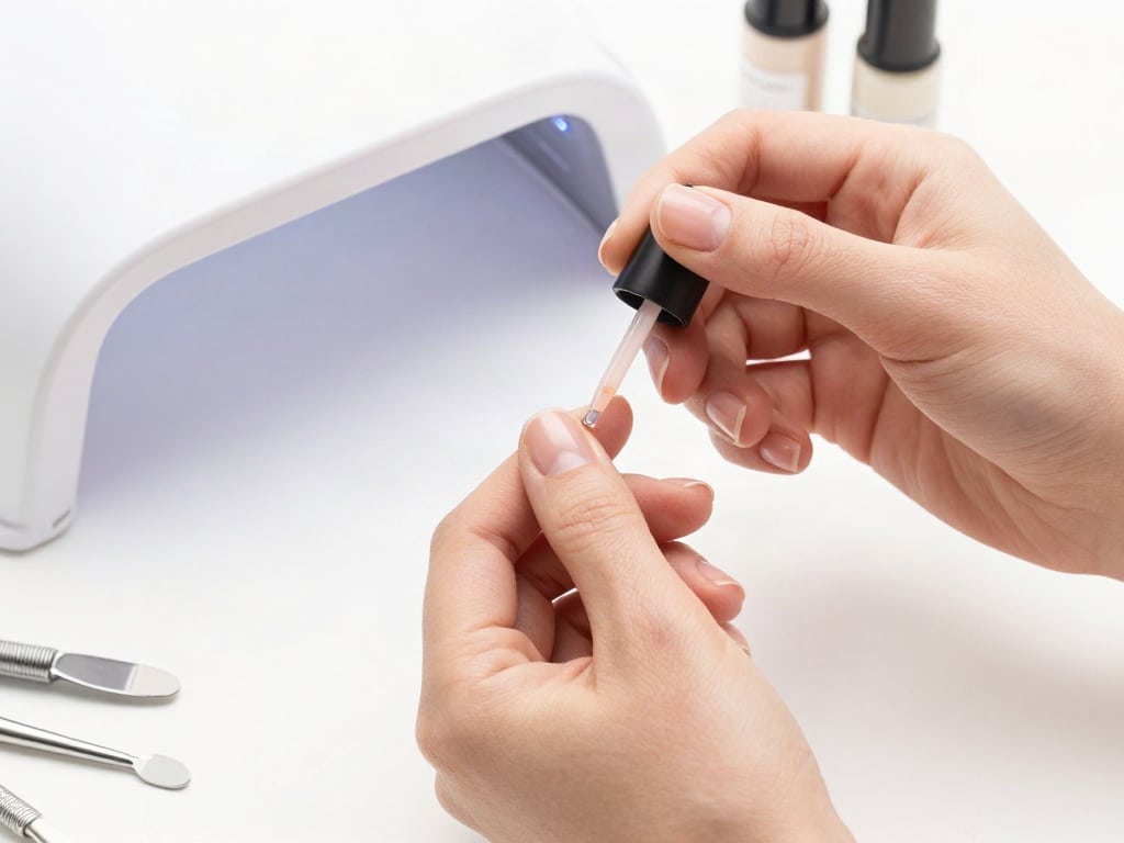 Gel Nagellack auftragen