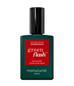 manucurist Green Flash Gel Nagellack Dunkelrot