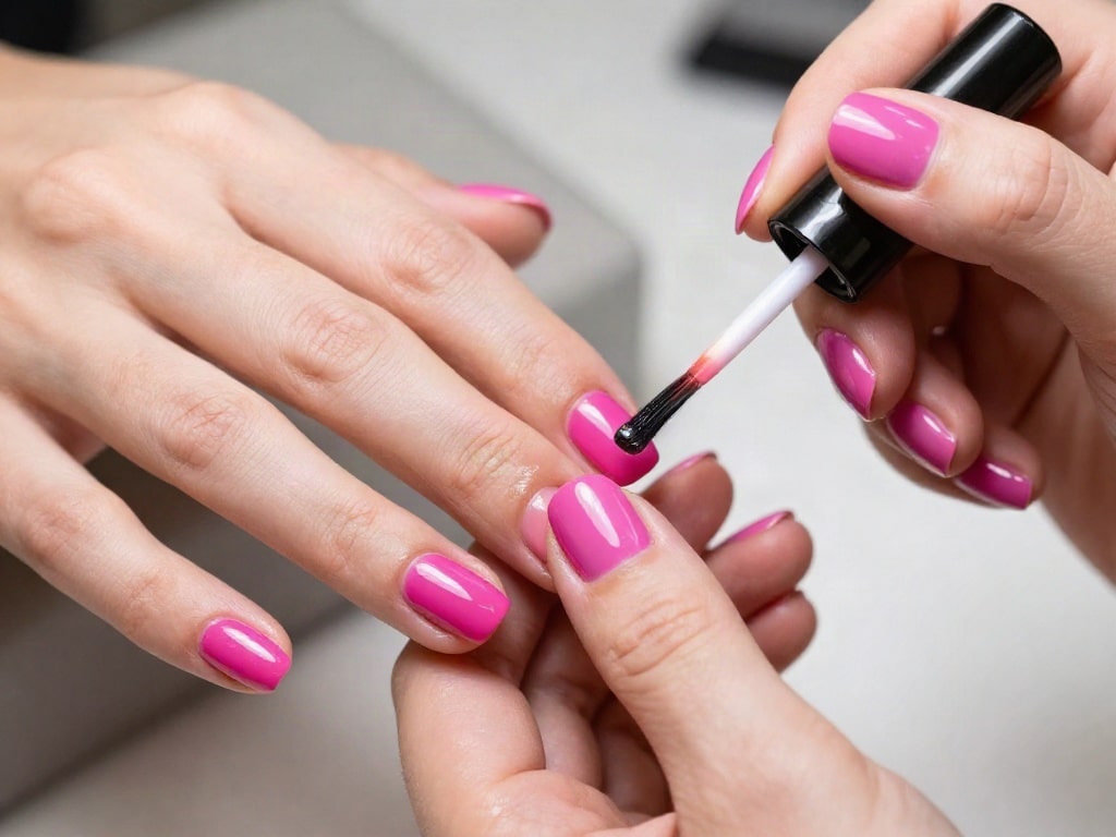 Nagelfolie versiegeln