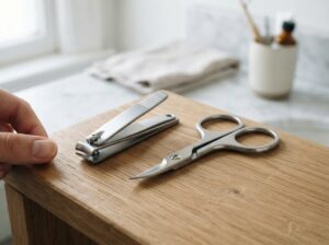 Nagelknipser oder Nagelschere