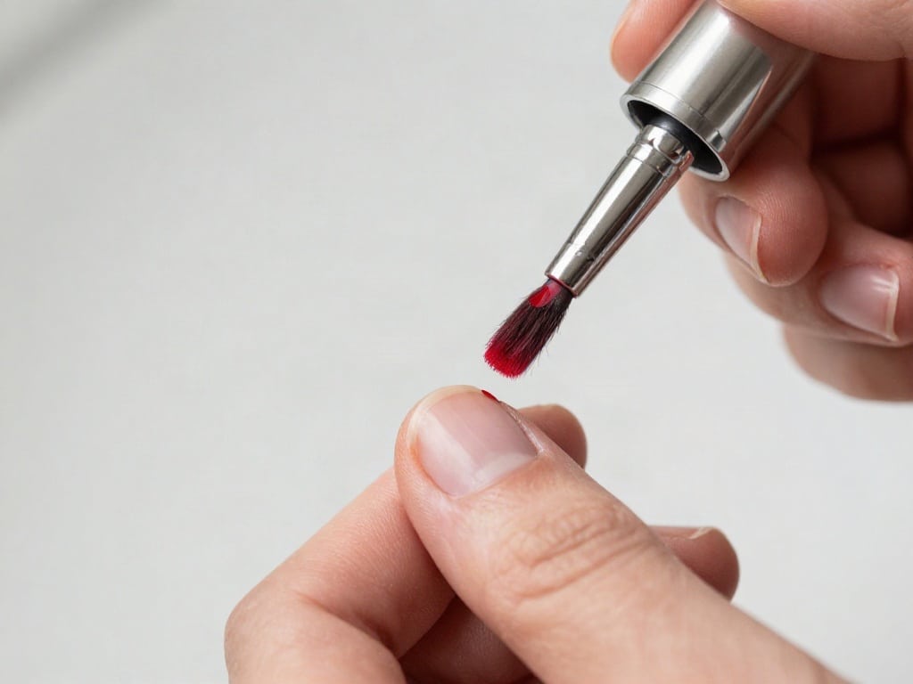 Nagellack Nagelhaut