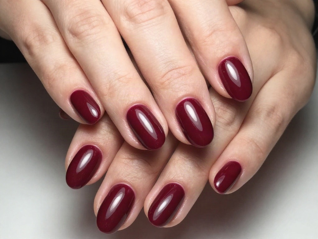 Nagellack auf kurzen Nägeln