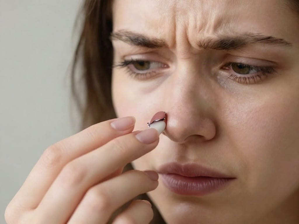 Nagellack nach einem Tag ab