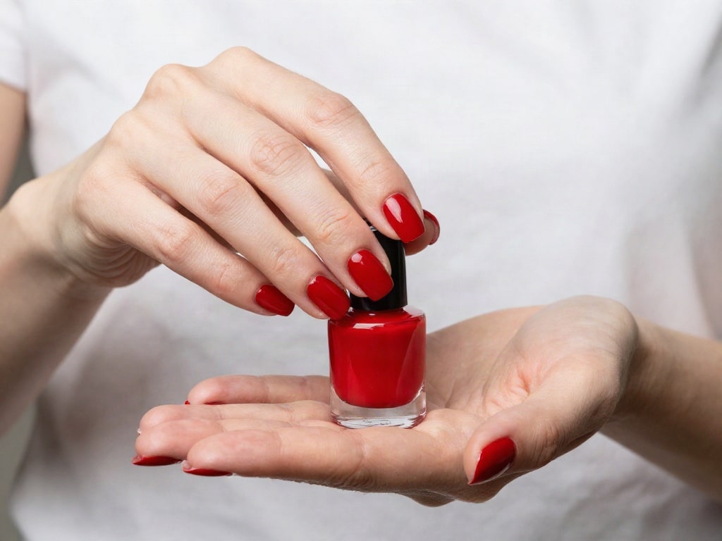 Nagellack schütteln oder rollen