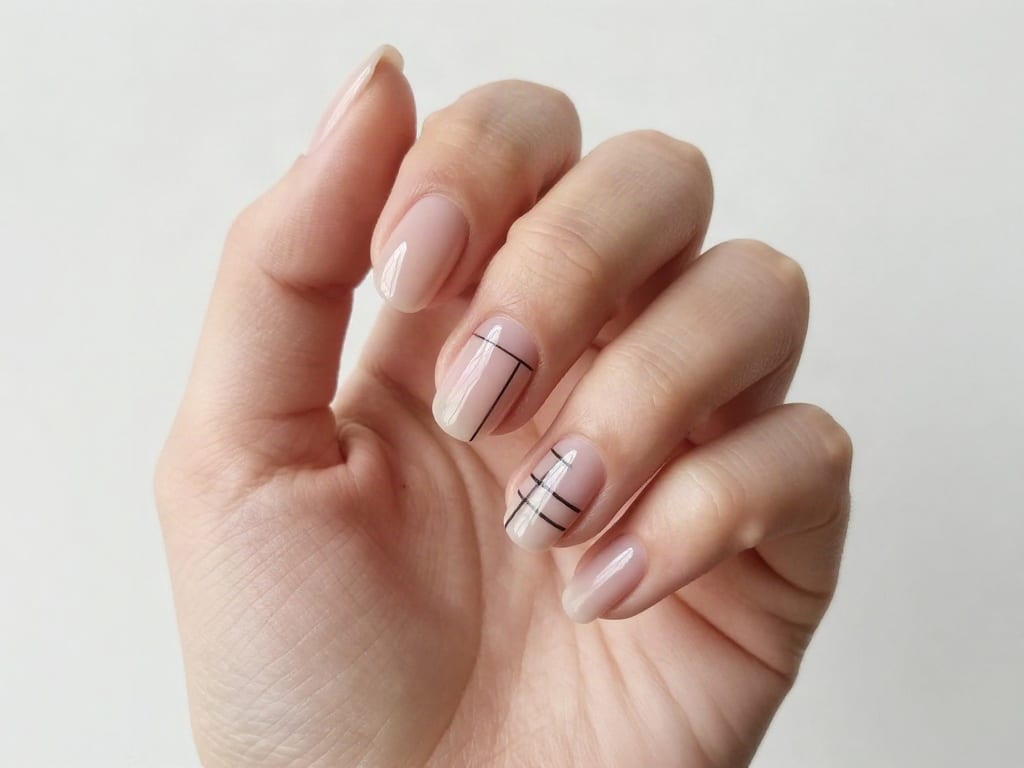 Negative Space Nails