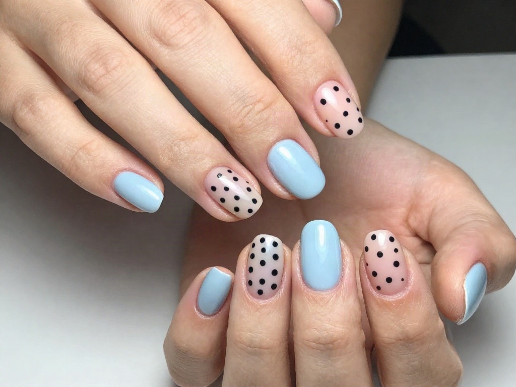 Nageldesign Punkte