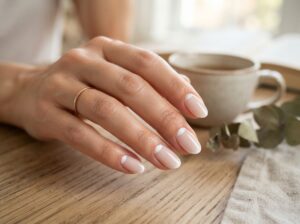 Reverse French Nails