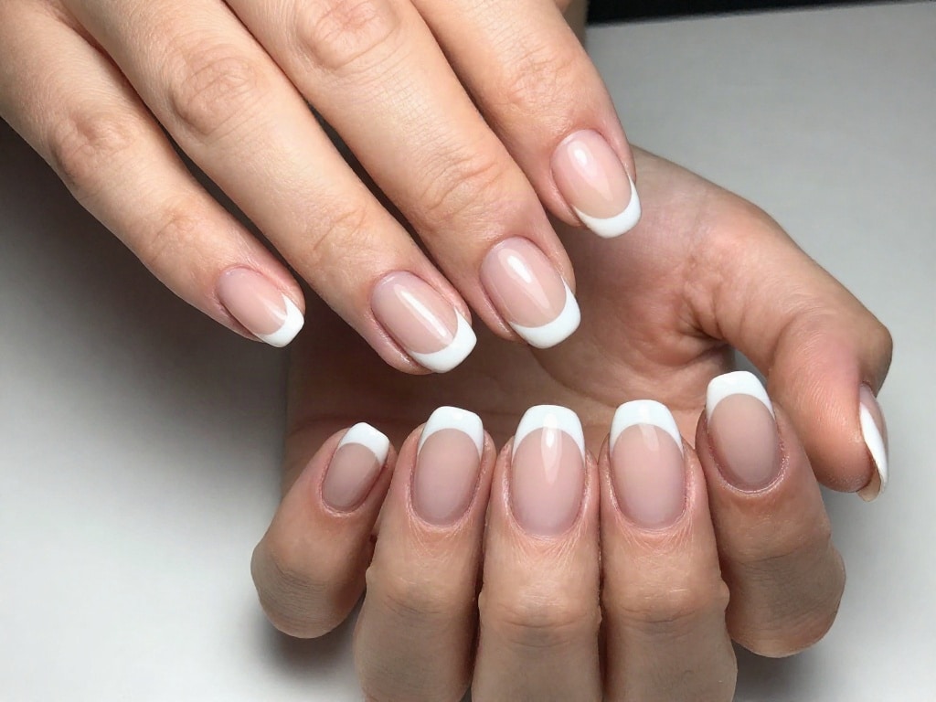 Reverse French Nails