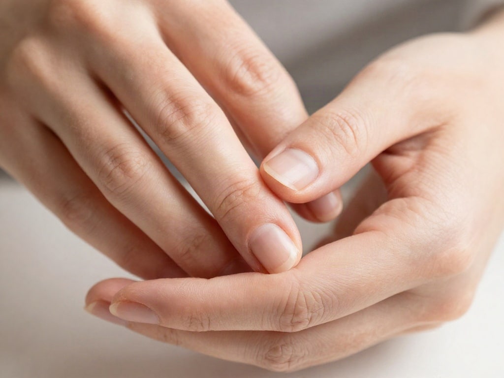 rissige Nagelhaut