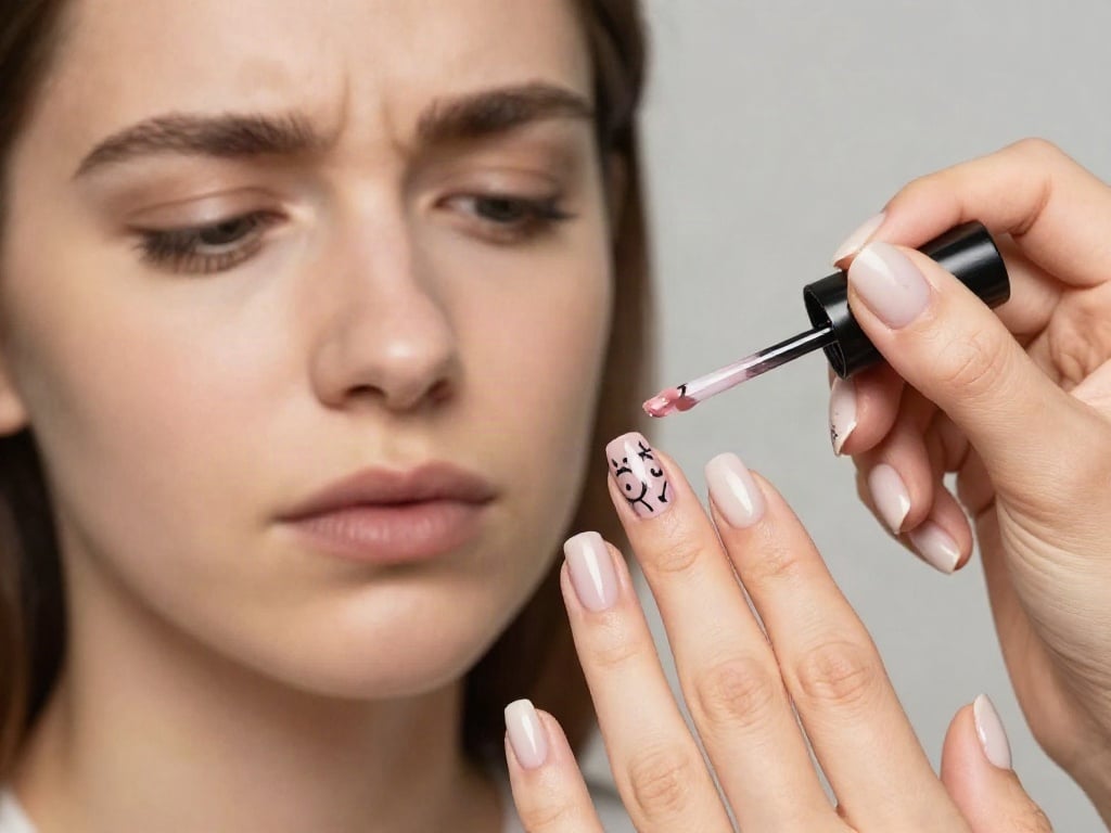 Top Coat zieht Nagellack