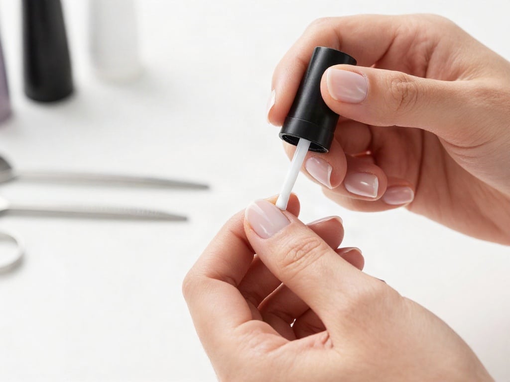 weißer Nagellack