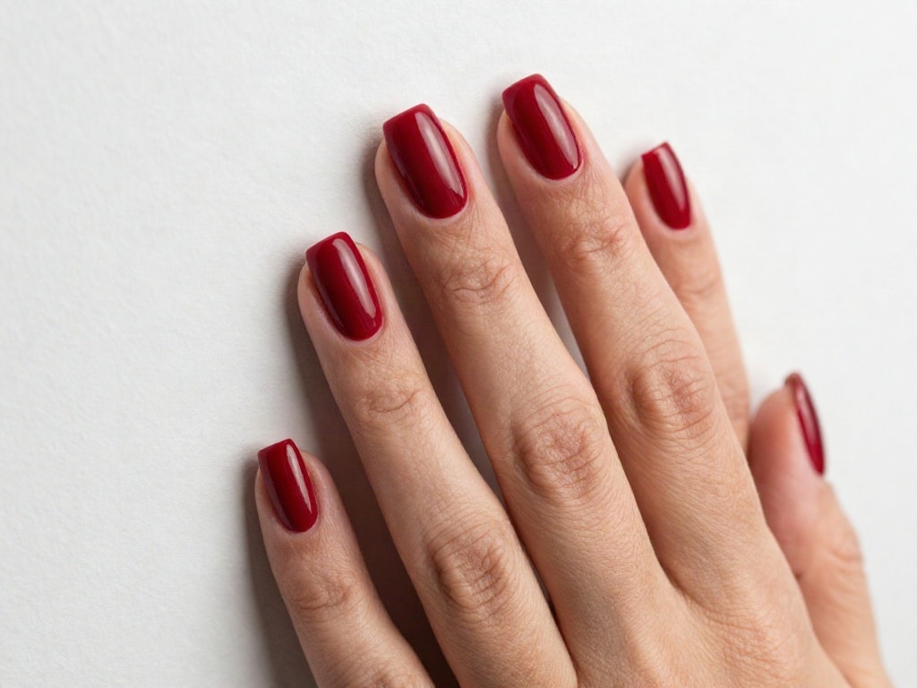 Nagellack dunkler Hauttyp